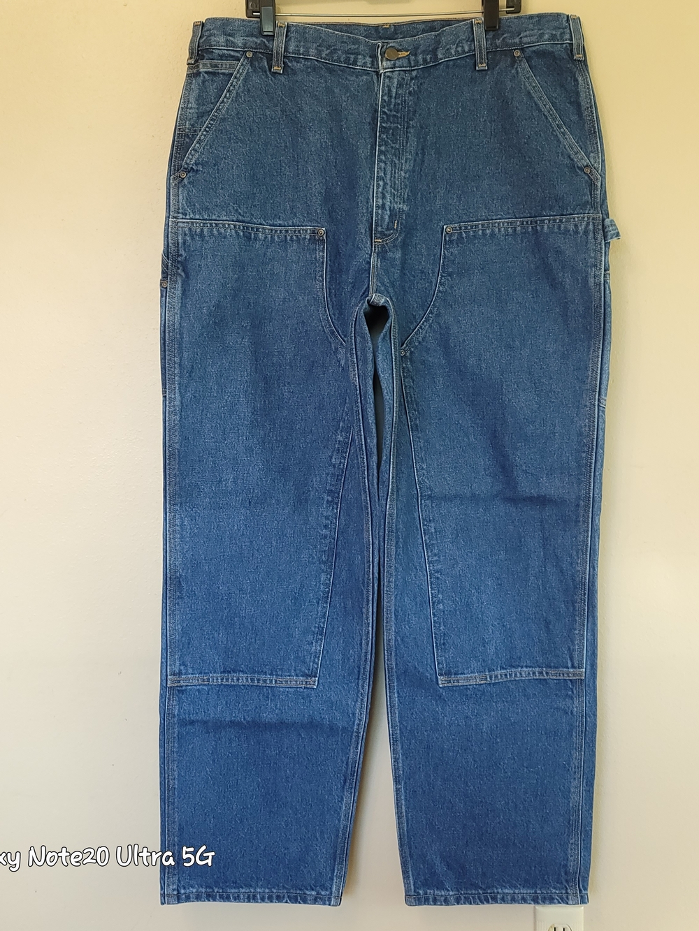 Carhartt B73 DST Double Front Logger Jeans 40x34 Like New Heavyweight
